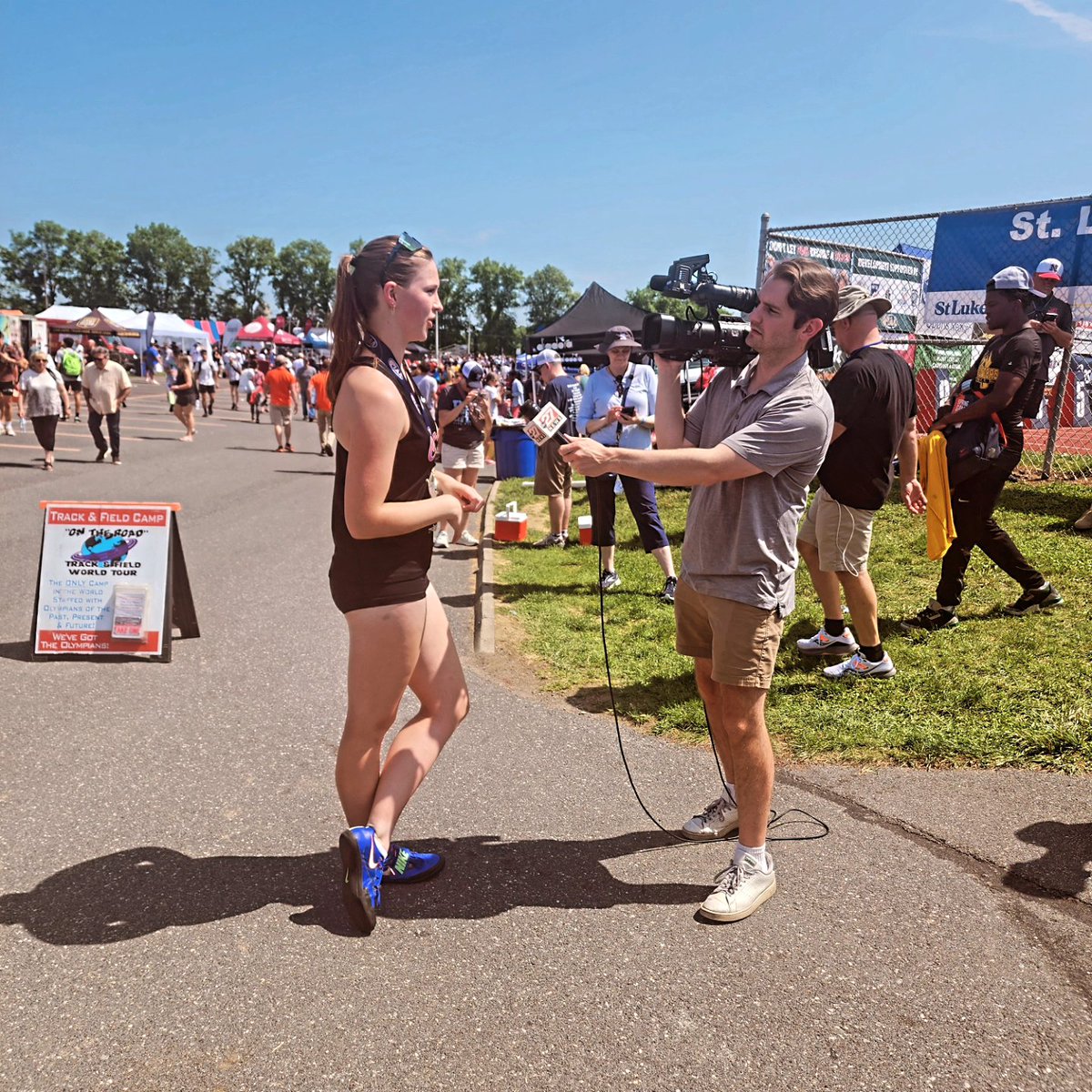 Great Day to be a Crusader Congratulations to Margaret Bila on winning the PIAA AA Discuss Throw Championship today at Shippensburg University