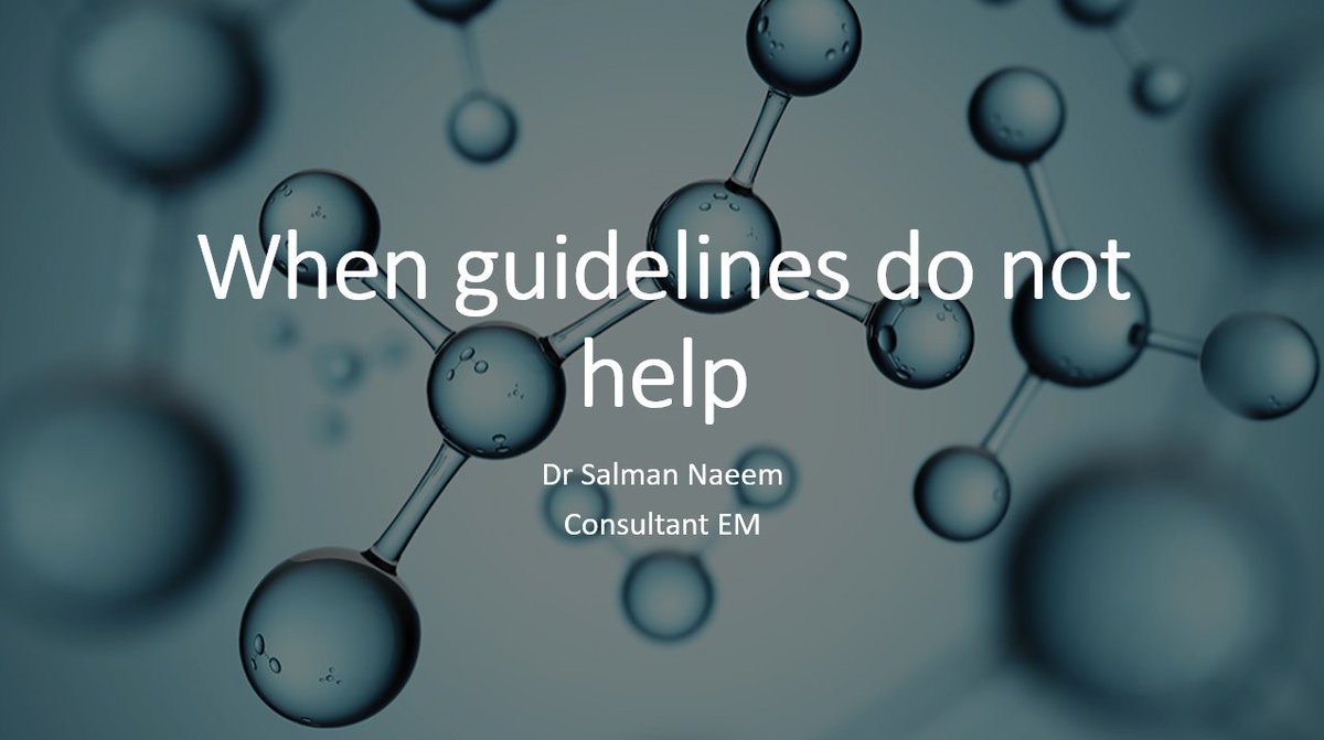 I have recently come across a challenging case where it felt like everything fell into place and we had a good outcome. 
In debrief a common theme that came out that the treatment of such an extreme case are not in the guidelines 

Hence a 🧵 on