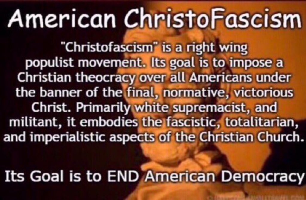 @jmrbux2 @ChipAshley1 ChristoFascism 😡