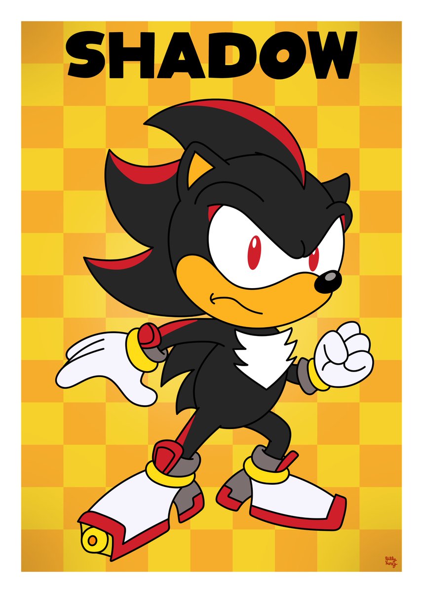 Sonic The Hedgehog Trading Card: Shadow       
Comment with who you'd like to see next! #AdventuresOfSonicTheHedgehog #AoStH