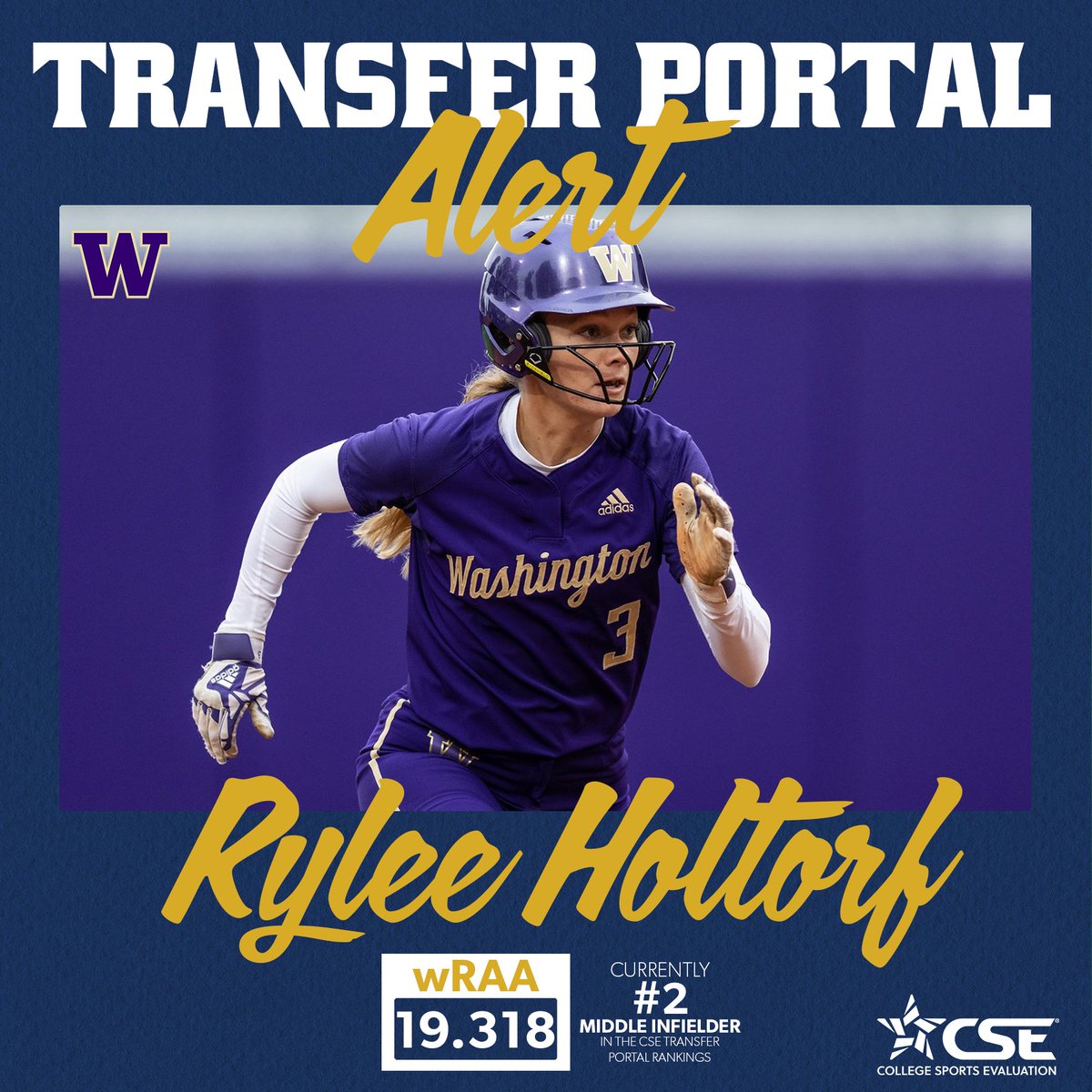 Defensive star Rylee Holtorf has entered the CSE Transfer Portal Rankings as the #2 Middle Infielder .336 BA | .420 OBP | .623 SLG x First Team All-Pacific Region Check out more of Rylee's stats and rankings⬇️ app.cseval.com/transfer-porta… @ryleeholtorf