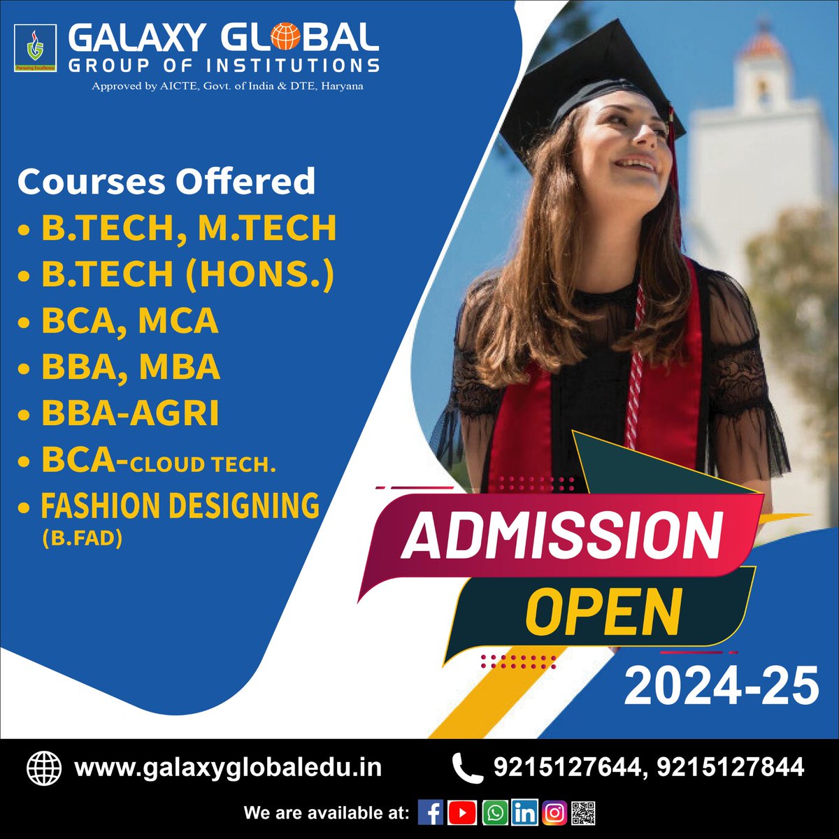 'The purpose of education is to replace an empty mind with an open one.' - Malcolm S. Forbes Admission open @ 2024-25 Enroll Now. #bba #bca #fashiondesigning #btech #mtech #mca #mba #bharmacy #dpharmacy #admissions2024 #agribusiness #cloudtechnology #informationsecurity