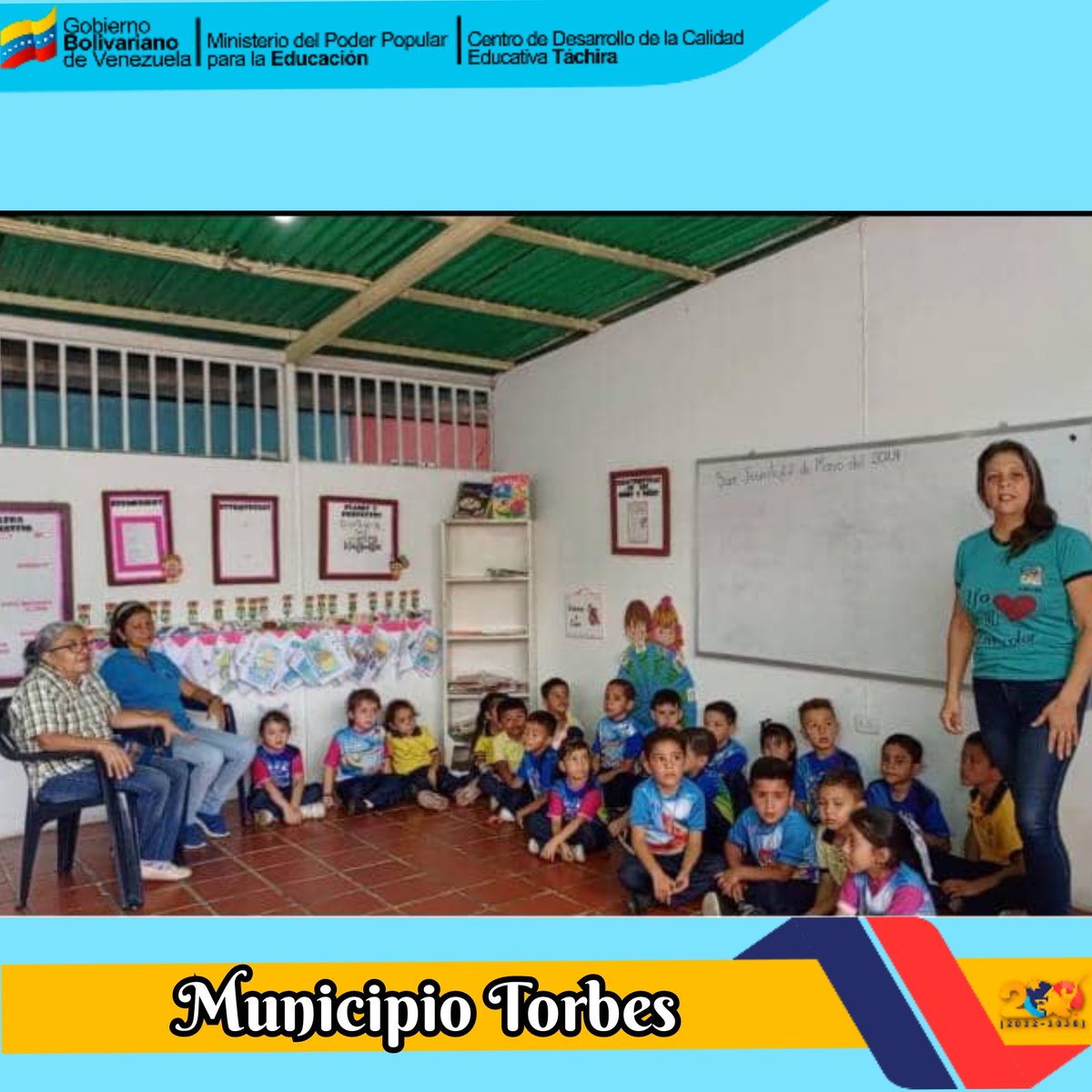 JonathanSa9265's tweet photo. #24demayo ¡Seguimos en victoria!

Las instituciones educativas del municipio Torbes sigue consolidando las Orientaciones emanadas por parte del CDCE de Edo. Táchira, Viva Venezuela Mi Patria Querida.

@cdcetachira 
@berzabethg1 
@mppeducacion 
@_laavanzadora https://t.co/XE0NXPWDG2