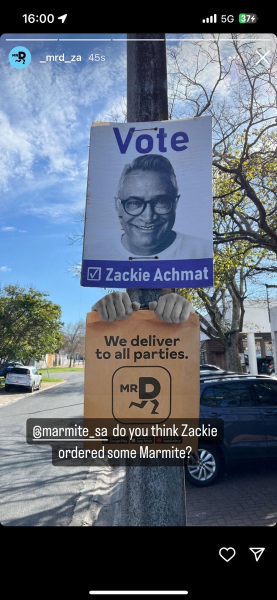 JOSH_F_S's tweet photo. Loving the Elections Banter between @MrD_SouthAfrica and Marmite 👌🏽😂 https://t.co/6hXz7zdvE0