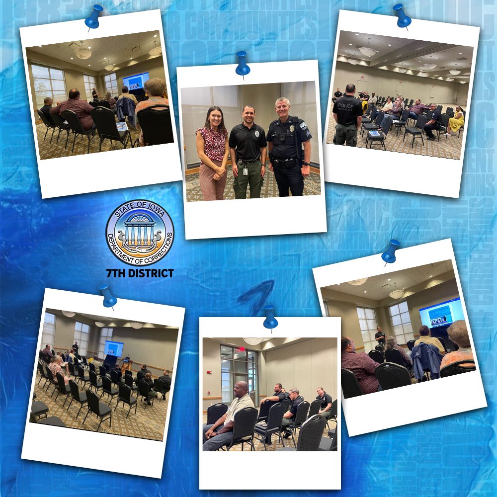 We love having the chance to get out there and talk about our mission!

The 7th District High Risk Unit was invited to speak at the annual Good Neighborhood Project at St. Ambrose University last week.

🤝🤝🤝

#IDOC