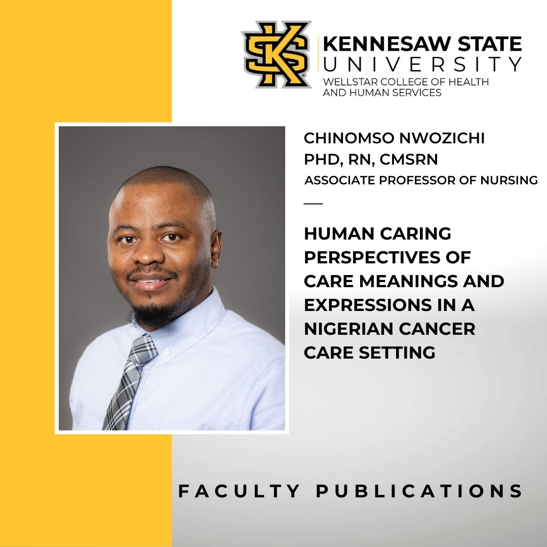 Catch up on #WCHHS Faculty Research and Publications with “Human Caring Perspectives of Care Meanings and Expressions in a Nigerian Cancer Care Setting” in Cancer Nursing by Assistant Professor of Nursing Chinomso Nwozichi and colleagues. ow.ly/3gxq50RSEFV