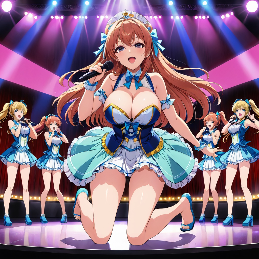 BegasuCorp's tweet photo. The idols #AnimeGirl #AnimeArt #CuteAnime #FantasyArt #MangaStyle #Kawaii https://t.co/rACqNq84zZ