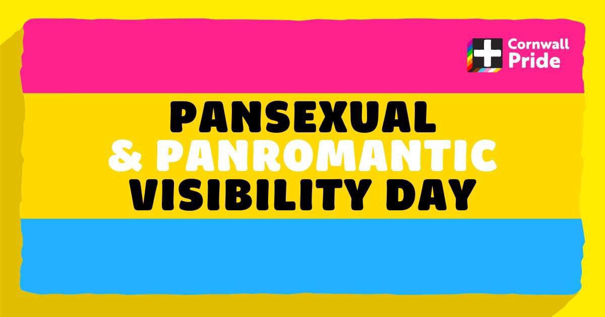 Pansexual visibility day is a day to celebrate and acknowledge those that identify as pansexual. Pansexual derives from the Greek word for “all”, and pansexual people are attracted to people of all genders (not necessarily all people). Pansexual people may have romantic and