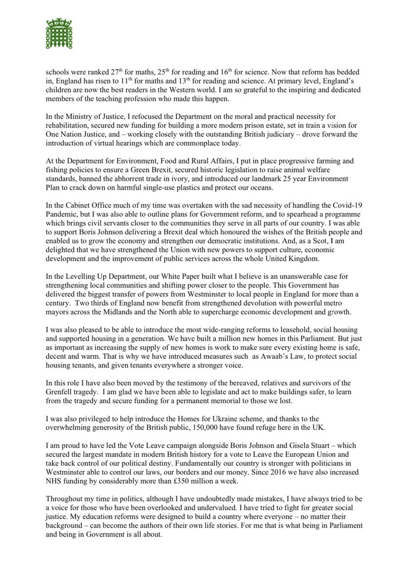 Michael Gove tweet media