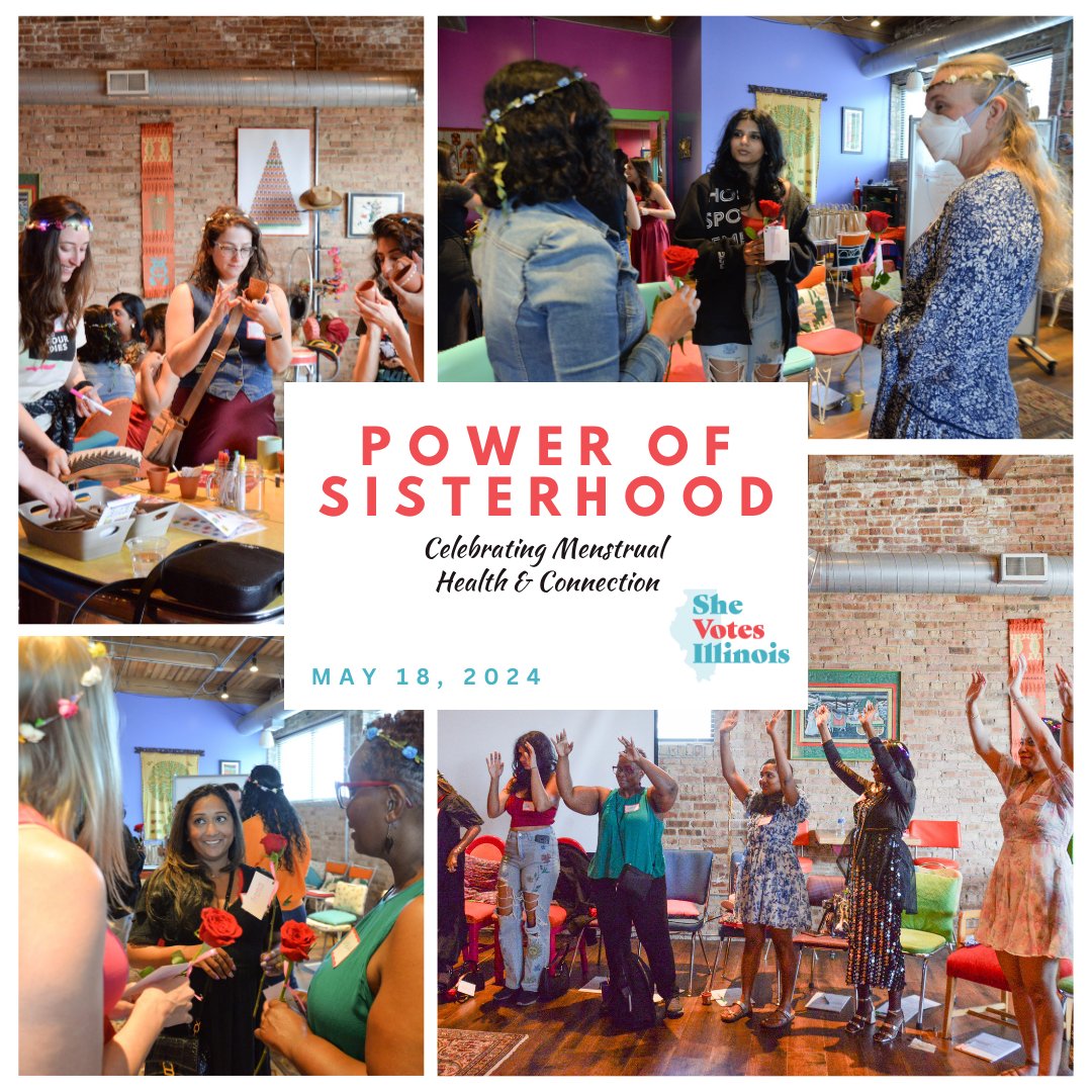 🌹 The Power of Sisterhood! 🩸✊

Thank you @SurgeForWater for hosting the Power of Sisterhood celebration!

ICYMI: Check out our #MenstrualEquity Toolkit for Calls to Action➡️ shevotesil.org/current-initia… 

📢 Want to help further our mission? Join our team ➡️ bit.ly/joinsvi