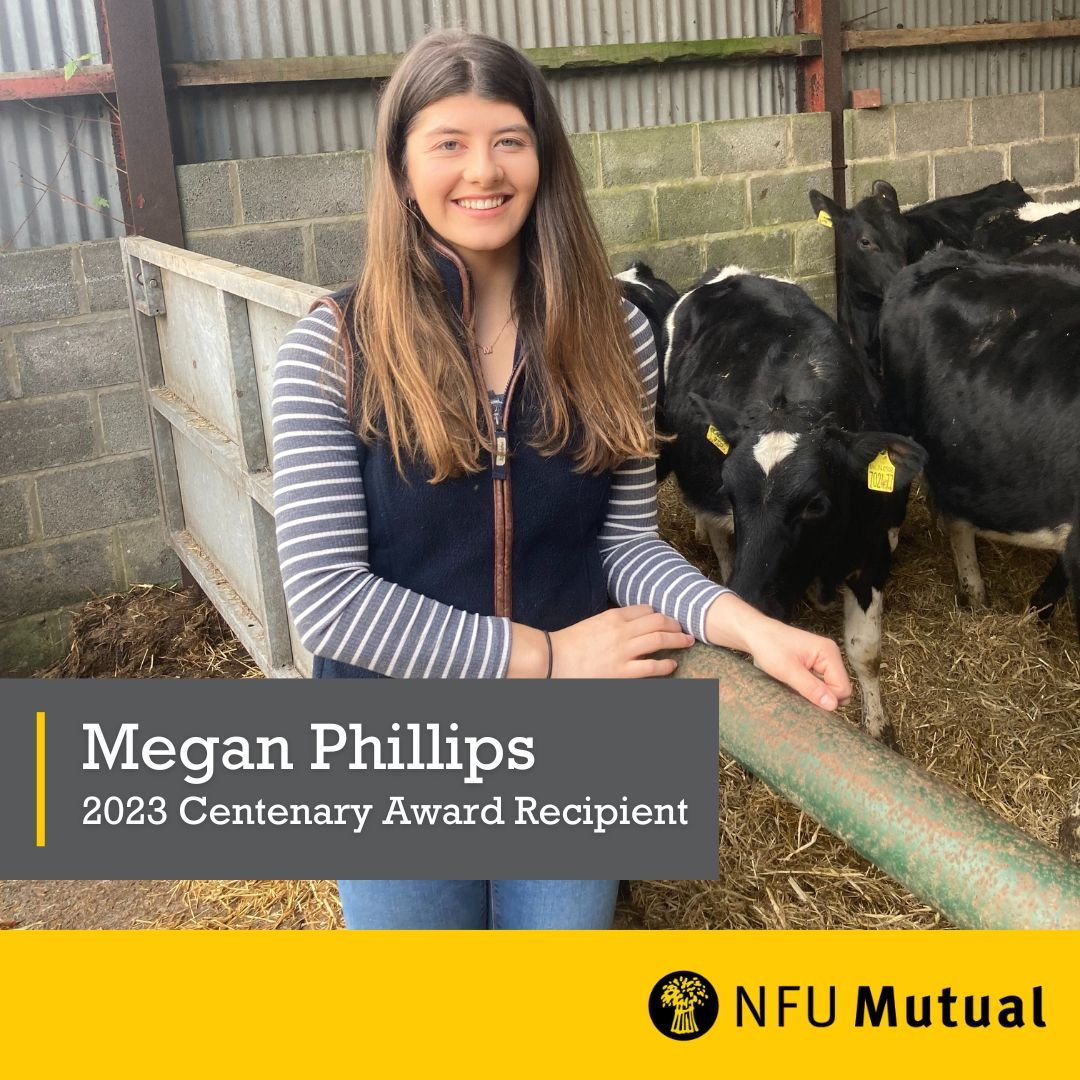 💛🏆 NFU Mutual's Centenary Award 🏆💛 Last year, Megan Phillips from Llanfynydd YFC in Carmarthenshire received a bursary from the award to support her studies at Aberystwyth University 👩🏻‍🎓 To find out more, click here 👉🏼 nfumutual.co.uk/news-and-stori…