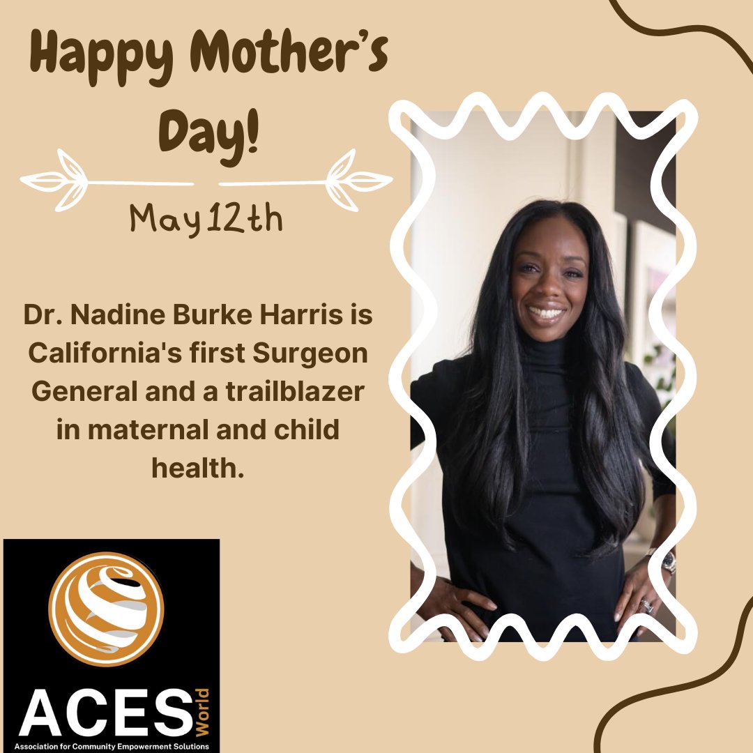 This May, we’re prioritizing #MaternalHealth & celebrating the work of Dr. Nadine Burke Harris. Her #advocacy for early intervention and trauma-informed care paves the way for healthier and #equitable futures. Follow for more! @ICRW @UN_Women @EveryMomCounts