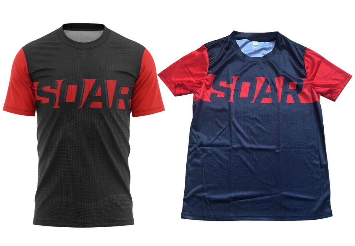 Giving a SOAR jersey away to 1 lucky winner!

1. Must follow us
2. Must Tag 2 friends
3. Must like and Retweet 

Who wants one? Picking a winner by 5 pm EST