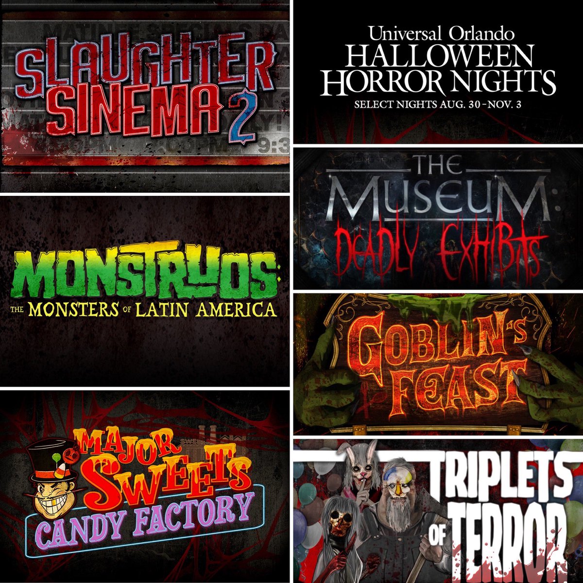 98 days left until the Opening Night of Horror Nights at Universal Orlando! This week @UniversalORL announced 6 new original haunted houses! 👻 🎃 @HorrorNightsORL #HHN33