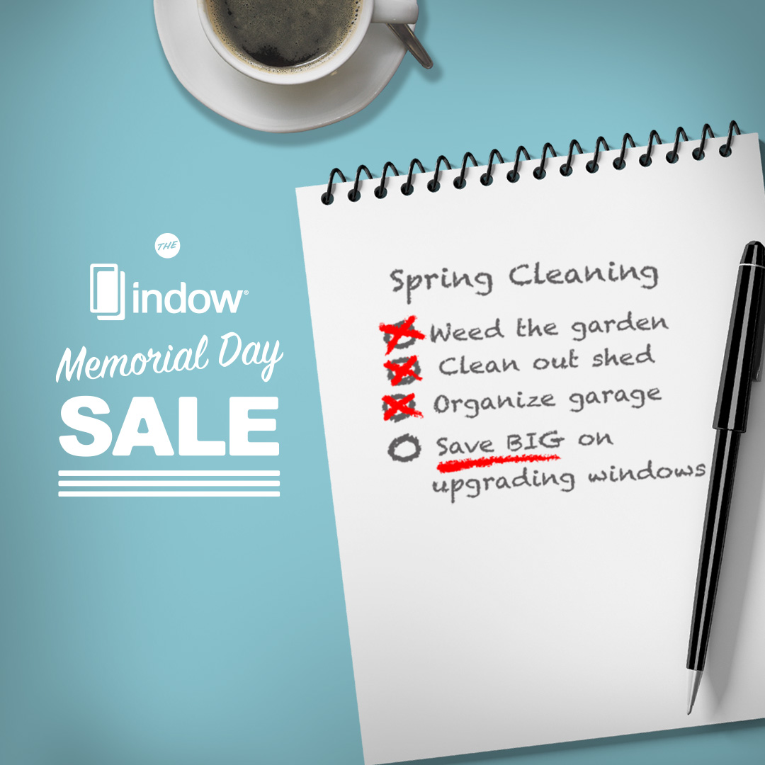 Spring cleaning checklist: Dust bunnies ✅  Leaky windows ❌ 
Upgrade your windows with Indow inserts &amp; SAVE BIG during our Memorial Day Sale! Up to 40% off with combined discounts &amp; tax credits!
#MemorialDaySale #SaveMoneyStayComfy #Indow