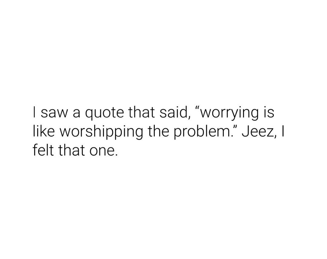 Worry less, live more.