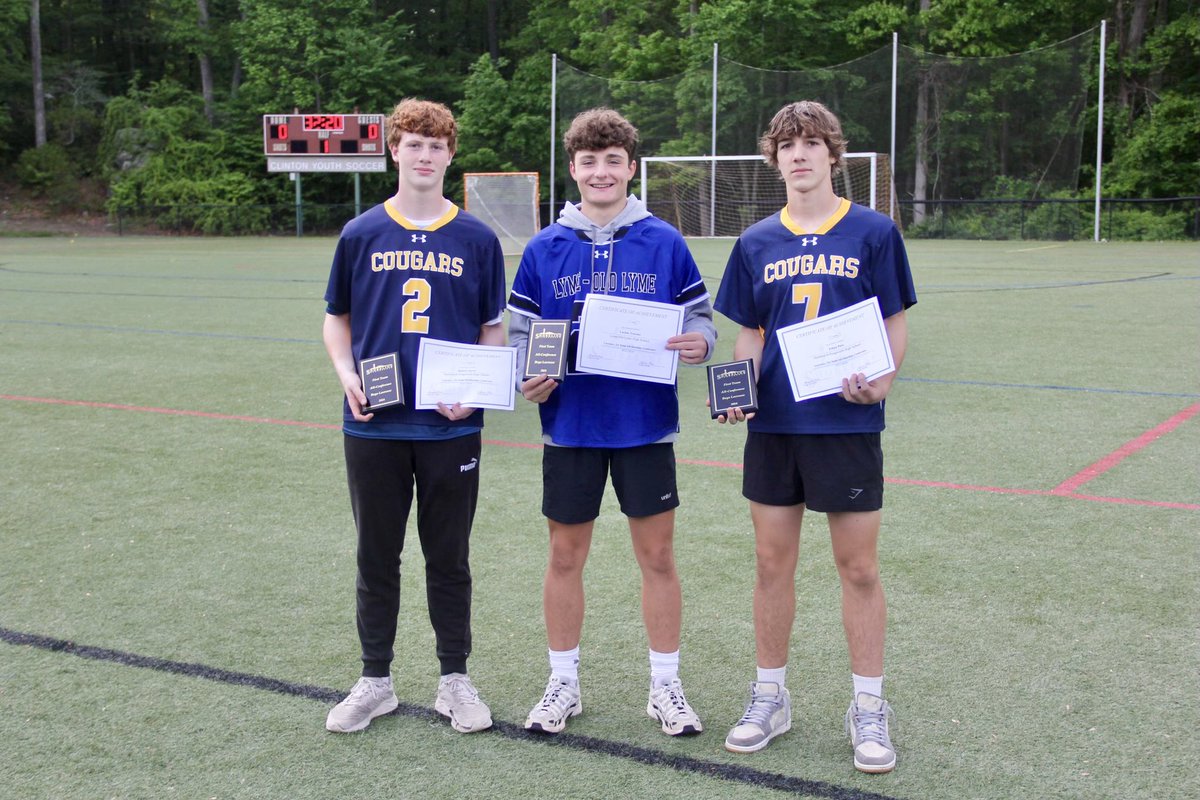 Congratulations to this trio of 2026 players from Haddam Killingworth and Old Lyme earning first team honors - Shoreline Conference! Proud of these humble, wholesome hard working young men getting their well deserved recognition!
Spencer Savoy
Lucian Tracano
Ethan Pitts