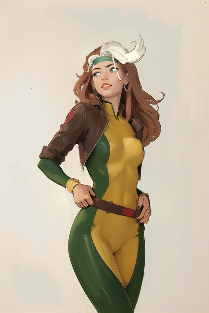 I wanted to draw the #rogue from #xmen 97