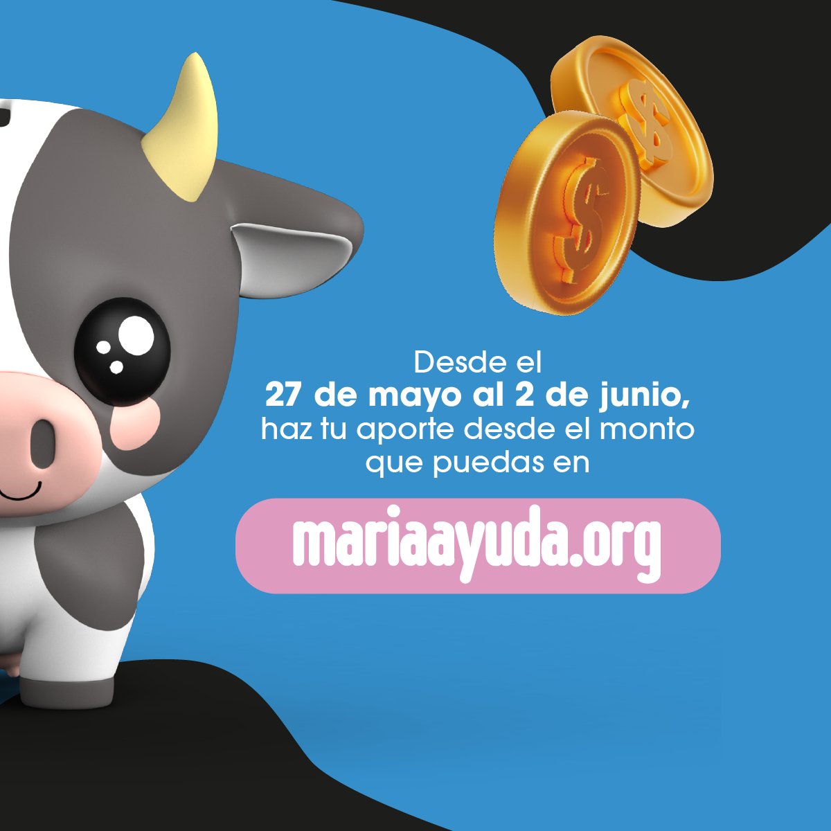 Aún puedes inscribirte como voluntario digital en colectamariaayuda.donando.cl/voluntarios

#infancia #MaríaAyuda #voluntario #voluntariodigital #HagamosUnaVaca #colectanacional2024 #niñez #ayuda
