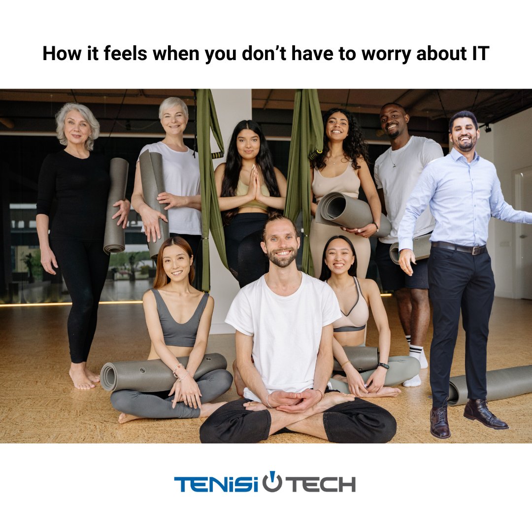 TenisiTech's tweet image. With TenisiTech, you can forget tech stress and find your IT zen—just don&apos;t expect us to be as flexible in yoga poses as we are with our solutions! 🧘‍♂️🖥️ 

#TechZen #PeaceOfMind #TenisiTech #ITSupport #ITServices