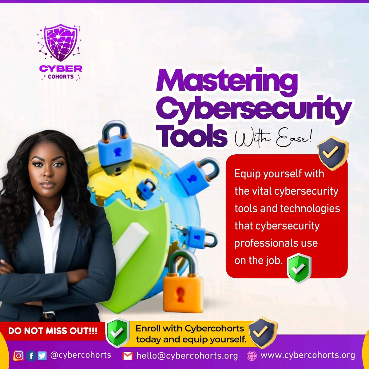 cybercohorts's tweet photo. At Cybercohorts, we ensure you gain hands-on experience with industry-standard software, preparing you for the demands of entry-level roles.
Enroll today and start your journey towards becoming a proficient cybersecurity analyst! #cybercohorts #CybersecurityBootcamp https://t.co/zA2DeBAFSc