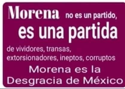 #MorenaNarcoPartido