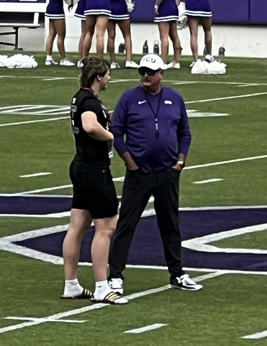 Kyle Lemmermann (@kylelemmermann1) on Twitter photo I had a great time at the <a href="/TCU/">TCU</a>football Spring Game. Big thank you to <a href="/CoachSonnyDykes/">Sonny Dykes</a> <a href="/MTommerdahl/">Mark Tommerdahl</a> and the @TCU Specialists I had a great time at the <a href="/TCU/">TCU</a>football Spring Game. Big thank you to <a href="/CoachSonnyDykes/">Sonny Dykes</a> <a href="/MTommerdahl/">Mark Tommerdahl</a> and the @TCU Specialists