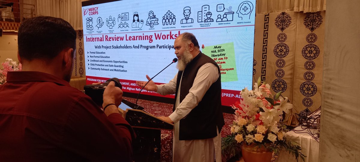 Speech on Pro Women Laws, Services offered by Government departments, police, civil society for women access to justice  and AF interventions in Balochistan in Internal Review Learning Workshop by <a href="/mercycorps/">Mercy Corps</a>.