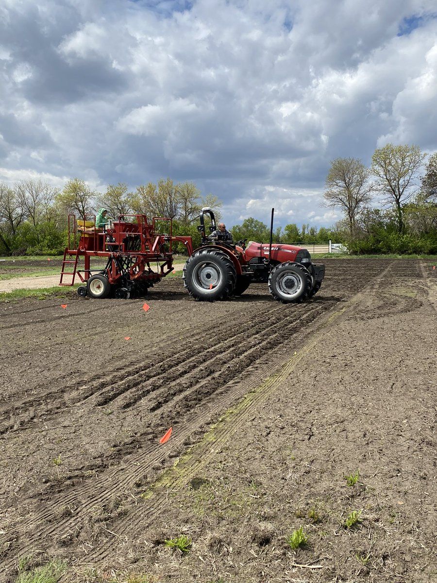Things are moving at our <a href="/AginMotion/">Ag in Motion</a> site today! Stay tuned for updates throughout the season. #seed24