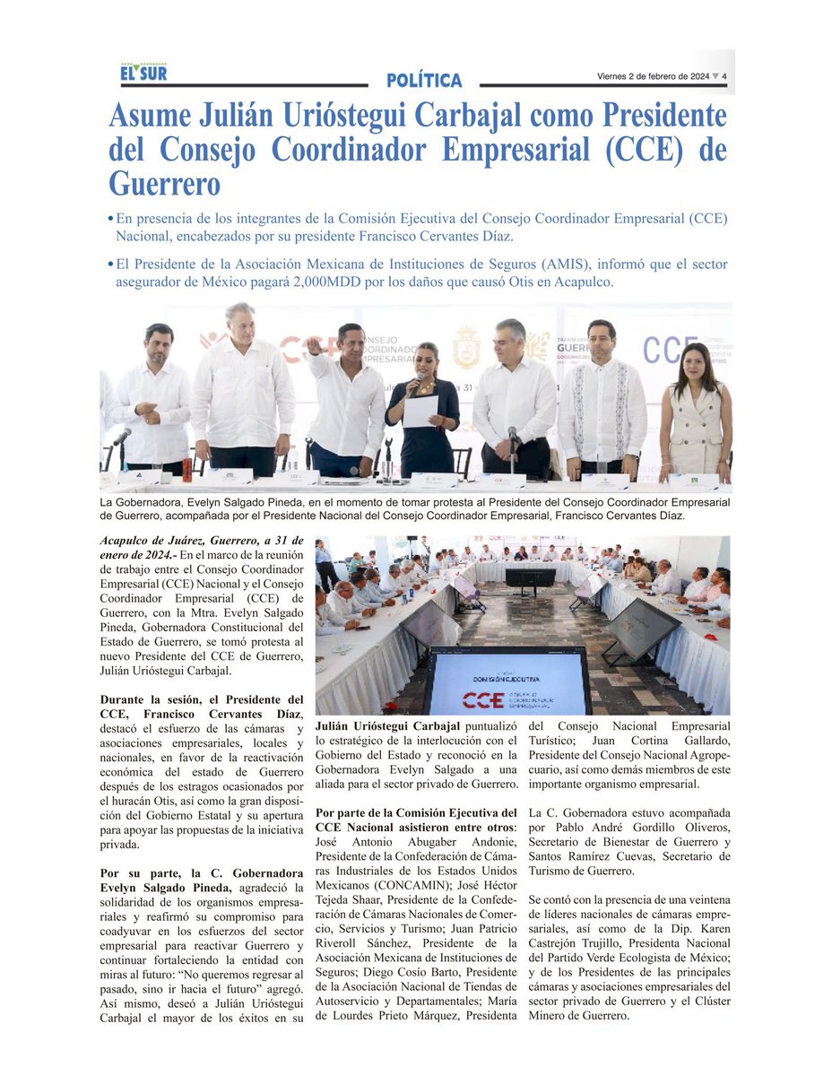 Estimada Candidata <a href="/Beatriz_Mojica/">Beatriz Mojica Morga</a> 
Lamentamos mucho que bajo las siglas de un “CCE” apócrifo,que de manera DOLOSA utiliza un personaje ajeno a cualquier gremio oficial  empresarial e identificado con intereses políticos personales,tu campaña haya sido sorprendida  el día de hoy.