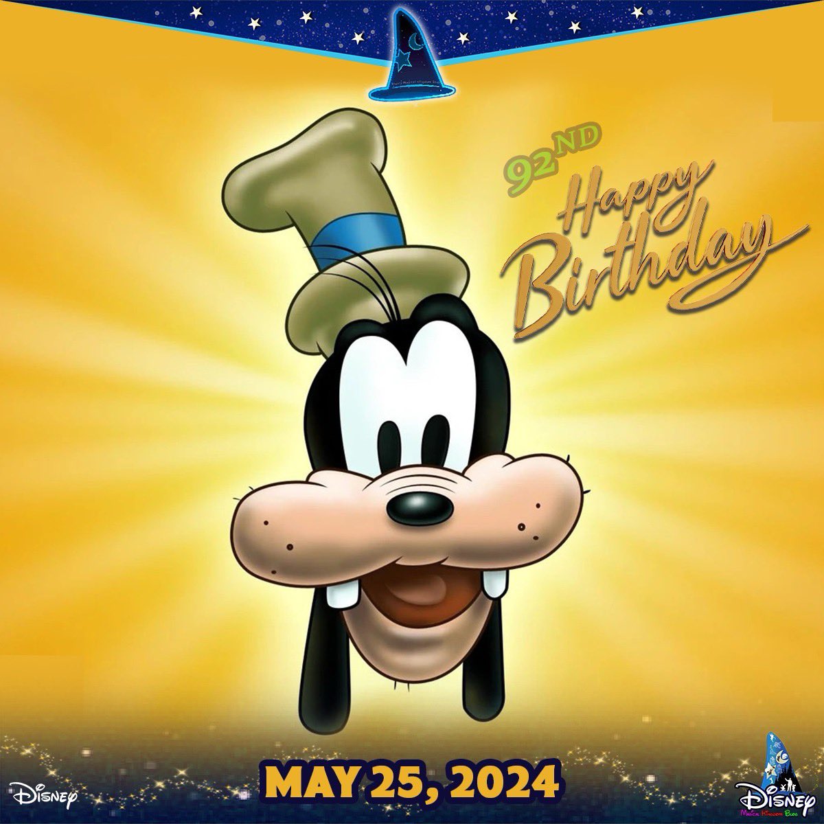 Gosh! Happy Birthday, #Goofy! 🎂 #高飛，祝你生日快樂呀！ #Disney #迪士尼