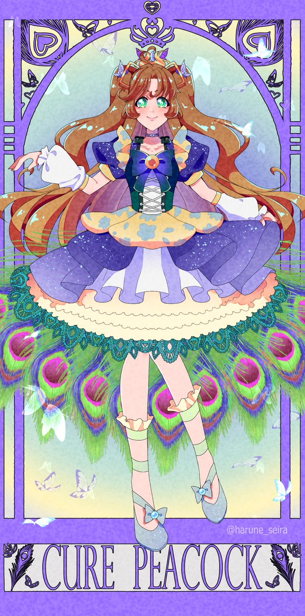 harune_seira's tweet photo. 🦚 Commission Cure Peacock 🦚

Cure Peacock --> @/YumekoKatsuya (on DA)
Cure Peacock design --> @/KasutoruArt (on DA)

#ArtistOnX #commission #precure #fancure https://t.co/Fnyv0LuTcO