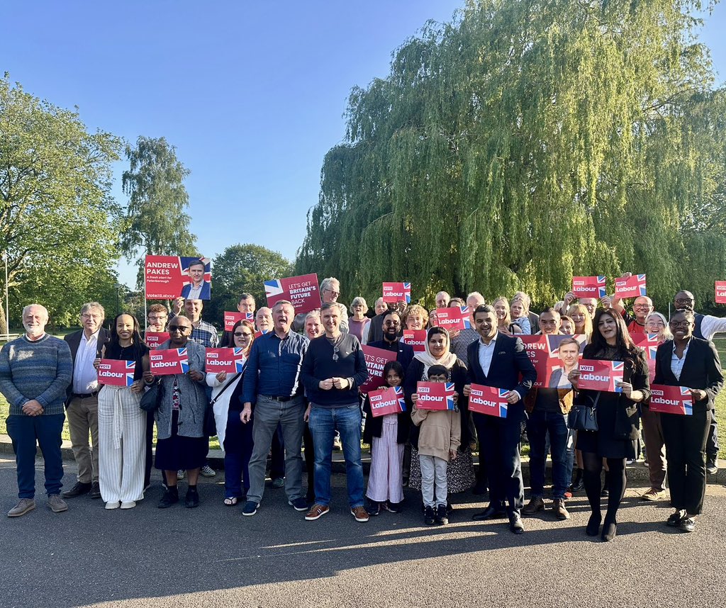 Great causes start with volunteers. Thanks to everyone who came along for our flying start in Central Park. It’s time to end the Tory chaos. It’s time for change in Peterborough and across the country. Get involved. 👉 volunteer.labour.org.uk