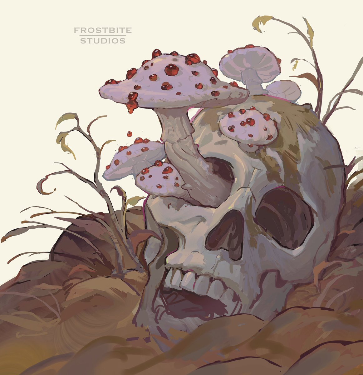 frostedsparrow's tweet photo. Some poisons of Elfhame! Blusher Mushroom and Deathsweet Illustrations for @hollyblack ‘s game Enemies &amp; Lovers: The crown of Elfhame.  #thecruelprince #thefolkoftheair https://t.co/oKDjGFYM7X
