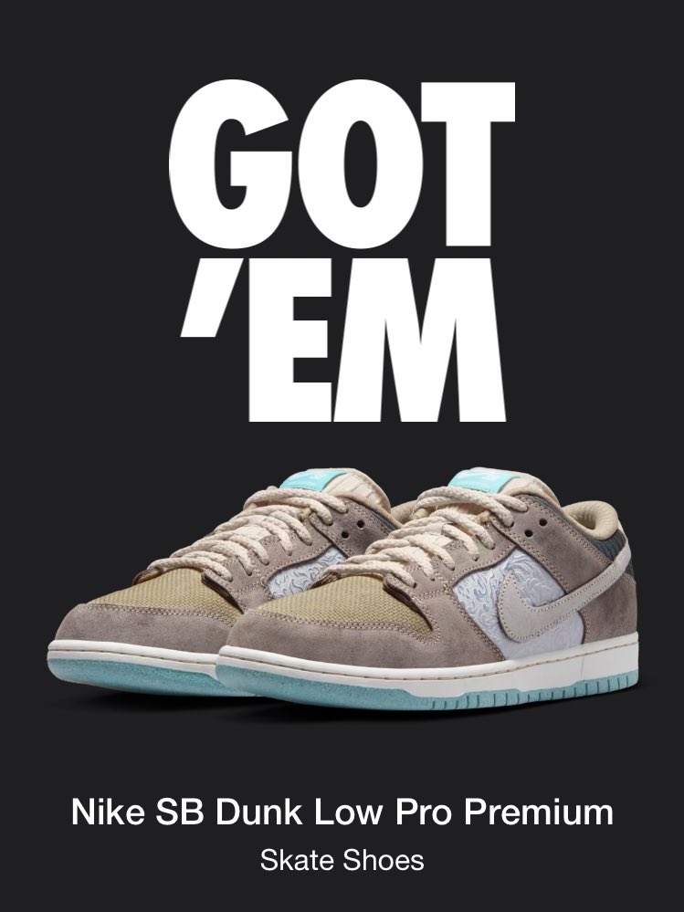 OfficialOGKICK's tweet photo. Got the W
‘BIG MONEY SAVINGS’ SB DUNK LOW
LFG!!!!!!! 😝 https://t.co/CzeA7GSKMV