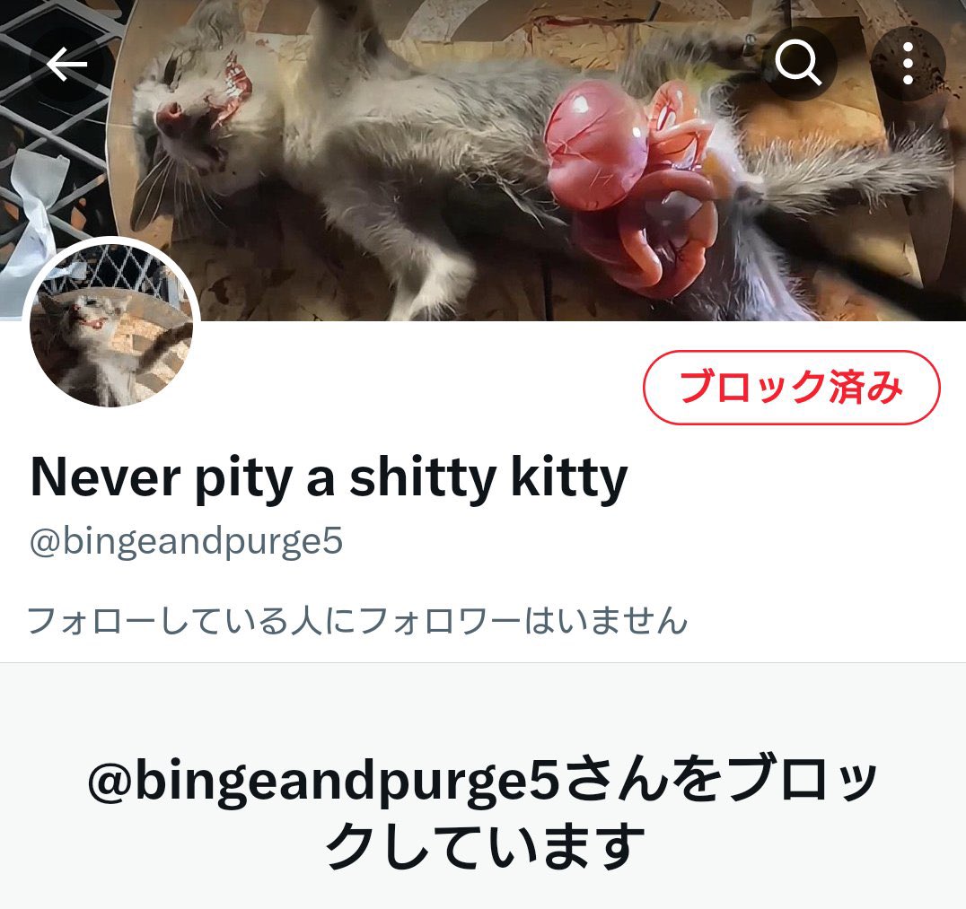 ‼️Please report this account immediately, avoid watching the videos, please. AVOID WATCHING THEM AT ALL COSTS.‼️ @ bingeandpurge5 This is the kind of content that @XHelpFor should start sanctioning accounts from #China that upload animal abuse content IN COMPLETE IMPUNITY. We are