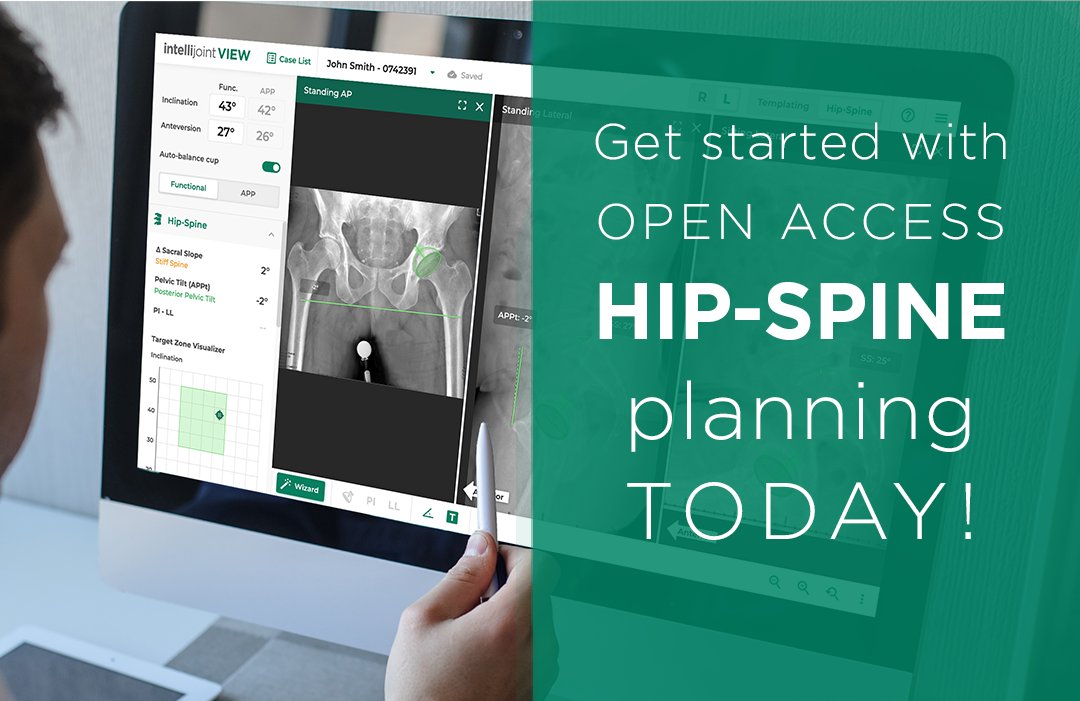 Try our open access surgical planning solution for THA that provides functional cup planning with the hip-spine relationship- without requiring CT imaging! 

Sign up for free- create an account with Google or Microsoft for instant access: try.intellijointfreeview.com

#orthopaedics