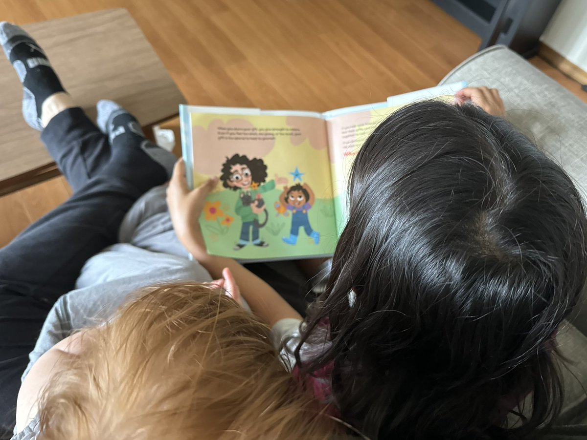 Reading #WeNeedEveryoneBook is one of our favourite things to do! Thank you @northendmc for sharing your gift with our family. 💕 📕