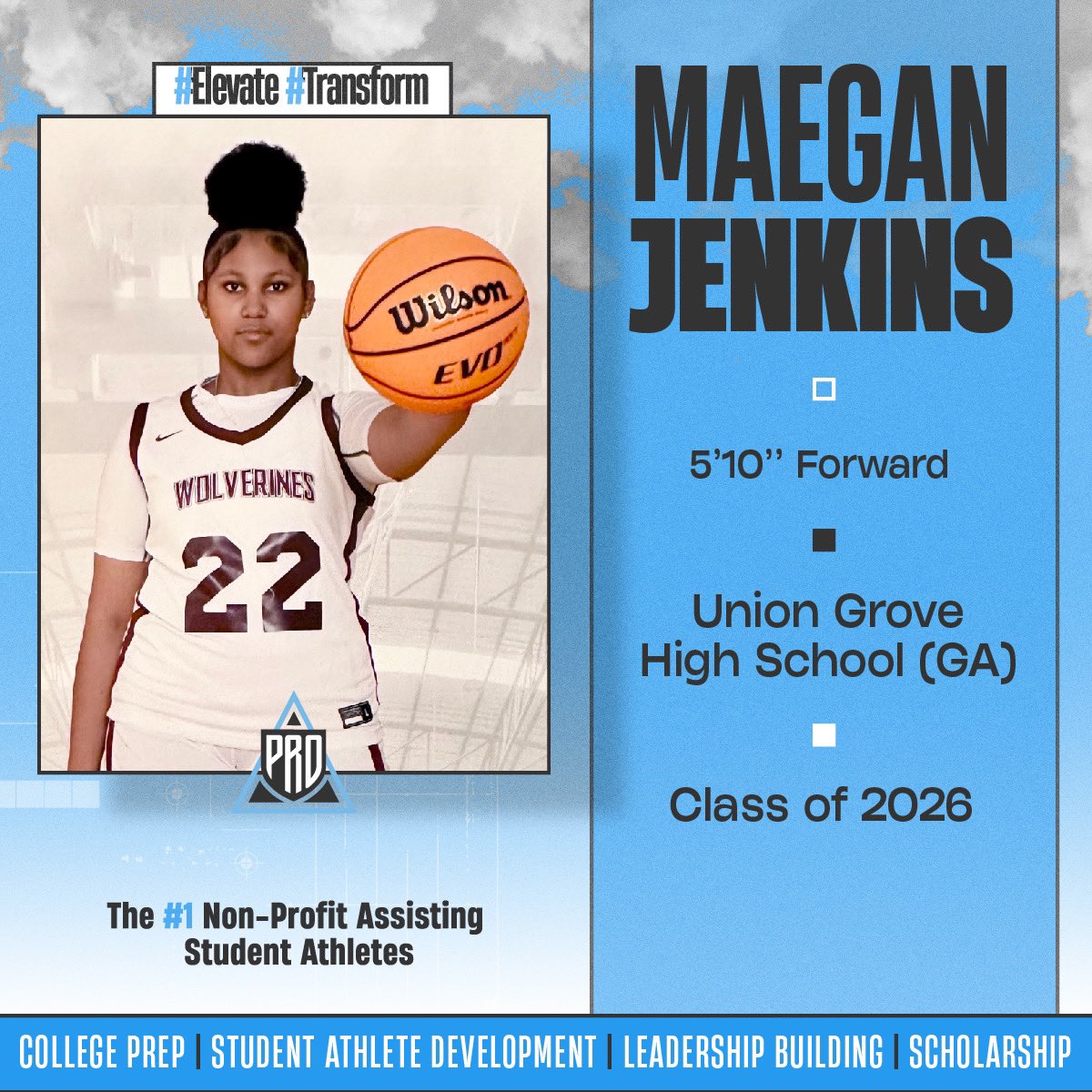 ☁️#PRO Elevation Inc.✈️

🔈’26 <a href="/maegan_symone22/">Maegan Symone Jenkins #22</a> ( <a href="/UnionGroveWBB/">Union Grove WBB</a> ) has JOINED #TheMovement🚨

📈Talented rising junior prospect with potential

🏀Maegen’s Recruiting Info⤵️
pro-elevation.com/maegan-jenkins/

Serious About Your Offer? Join #PRO⬇️
pro-elevation.com/financial-assi…

🚨NOW IS THE TIME🚨