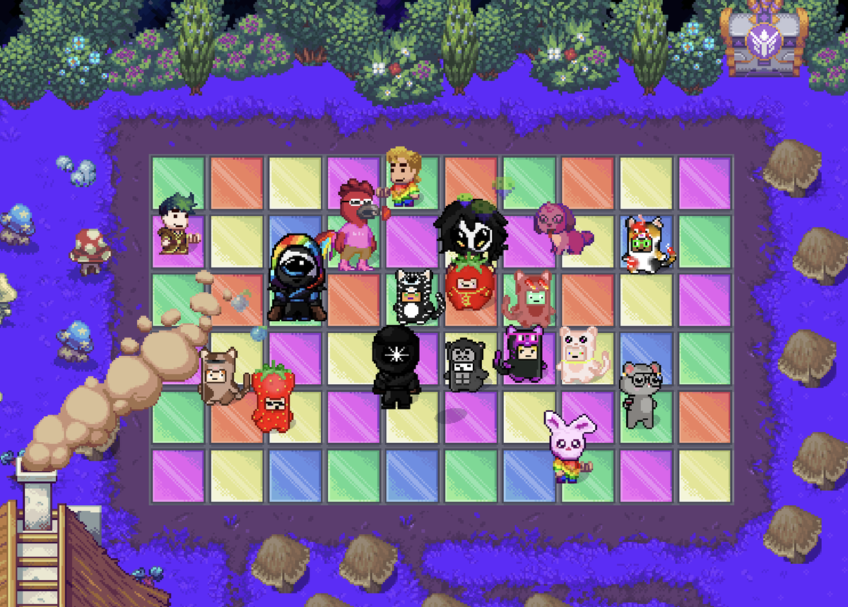 my favourite thing about <a href="/pixels_online/">Pixels</a> is the impromptu parties