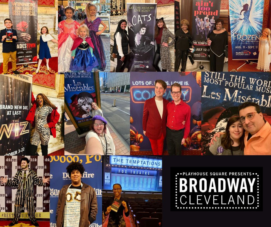We're saving a seat for you! 🎭 🎶 ✨ 💃 📸 Who's ready to join our #BROADWAYCleveland community? 

For season tickets to our @KeyBank Broadway Series 2024-2025 visit 
🎟️ playhousesquare.org/broadway