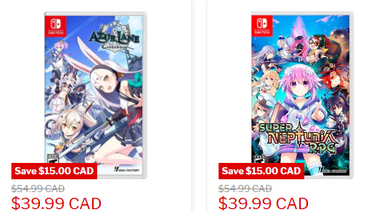 VideoGamesPlus_'s tweet photo. Azur Lane: Crosswave and Super Neptunia RPG for the #NintebdoSwitch are both on sale for the weekend!
$39.99 / 29.99 USD each
Order: https://t.co/PBZGYrMhKq
All Sales: https://t.co/D6iByIIo9J
Enjoy Free Shipping when you spend $80 / 60 USD
#VGP #NSW #VGPReprints #videogames #Switch