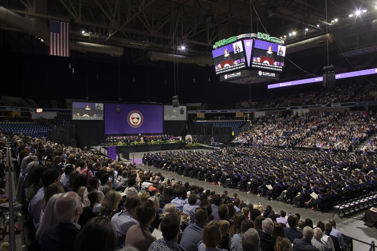 PresRougeau's tweet photo. Class of 2024, these four years have tried you, taught you and transformed you. In turn, you have transformed @holy_cross. We cannot wait to watch you take charge and carry these lessons into the world.

Congratulations, #classof2024 — I know you will make us proud! https://t.co/kvLT03necm