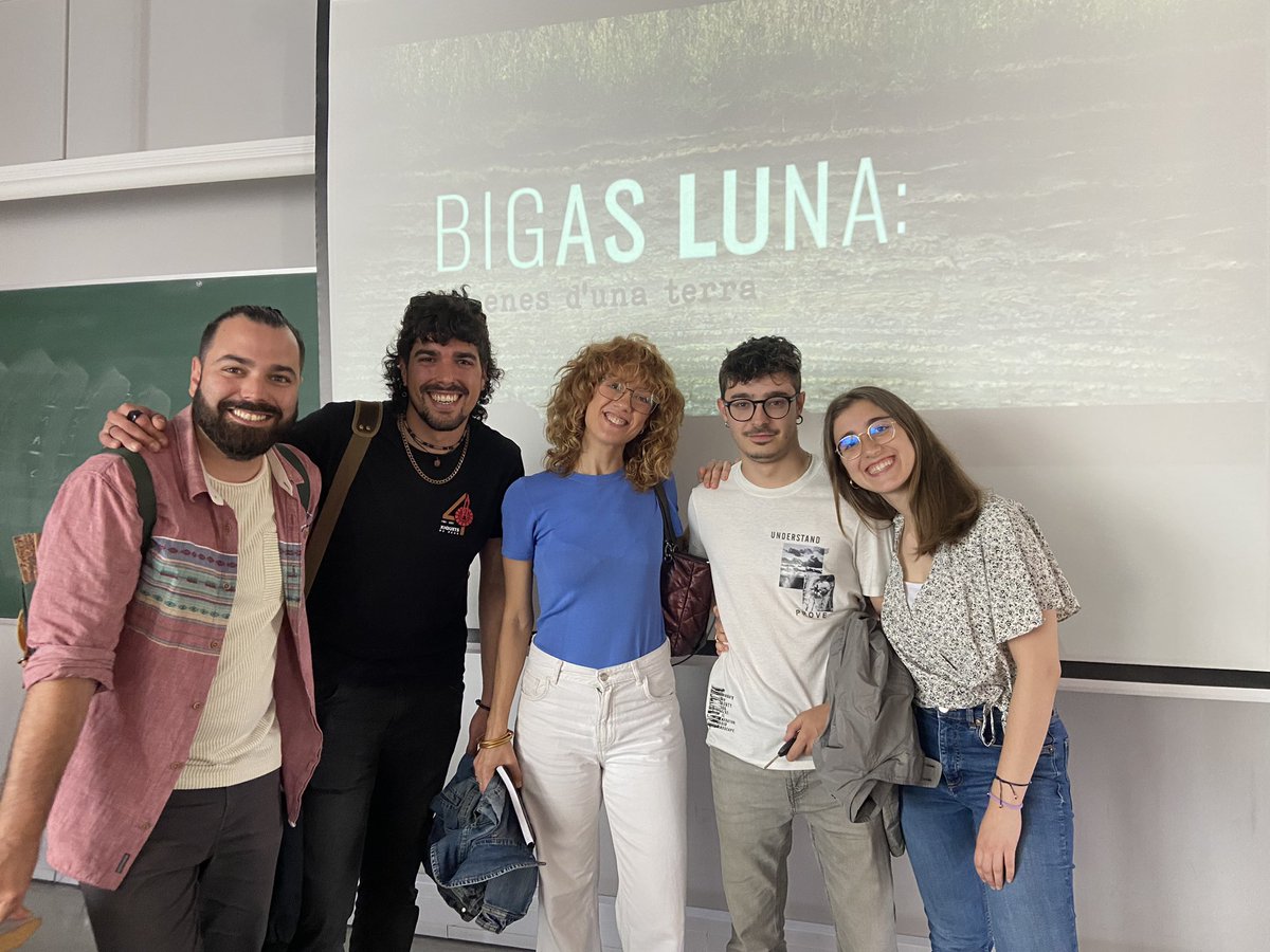 Dilluns vam presentar el documental ‘Bigas Luna: escenes d’una terra’ als alumnes de @comunicacioURV 🪴❤️‍🩹

Gràcies per la confiança!🌟