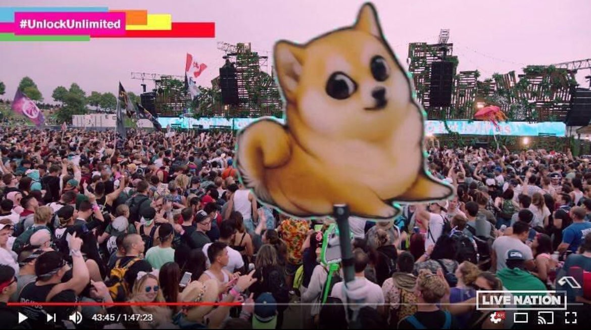 skoogytweets's tweet photo. @dog_rates My festival totem for the last 10 years.  Doge has kept me patient, resourceful, adventurous, and always reminded me how important it is to open myself up and stay willing to be a friend for anyone. https://t.co/KVTHjrlj5t