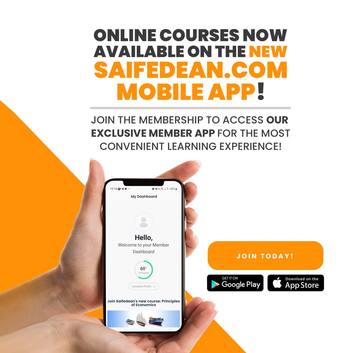 saifedean's tweet photo. 🎉 Announcement 🎉

You can now study all my courses on https://t.co/rPiqKmaXlY on the new mobile app!

Available on Apple and Android!

Retweet to win a free annual membership! https://t.co/LfvYl4kKw6