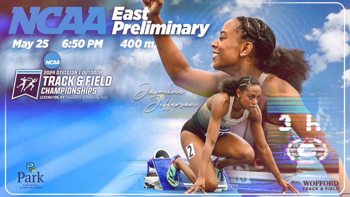 Check us out tomorrow for the NCAA semifinal as Jasmine competes in the 400 at 6:50pm. Top 12 qualify for Oregon!
