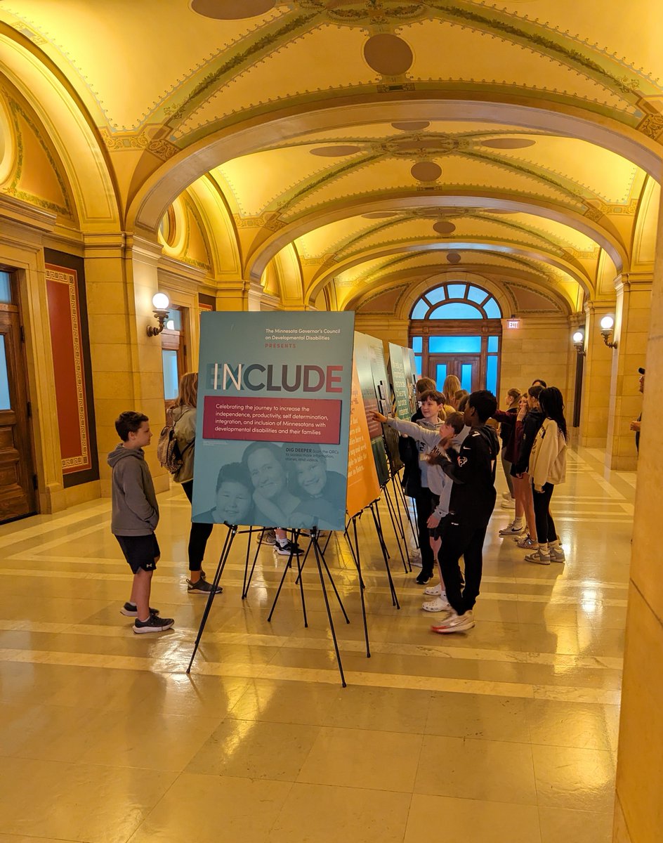MN Dept of Admin (@admn_minnesota) on Twitter photo The Governor's Council on Developmental Disabilities Inclusion Mobile Museum is now on display in the <a href="/mncapitol/">MN State Capitol</a> North Corridor through 5/31! This incredible exhibit offers visitors a deeper understanding as Minnesotans w/ developmental disabilities work toward greater inclusion. The Governor's Council on Developmental Disabilities Inclusion Mobile Museum is now on display in the <a href="/mncapitol/">MN State Capitol</a> North Corridor through 5/31! This incredible exhibit offers visitors a deeper understanding as Minnesotans w/ developmental disabilities work toward greater inclusion.