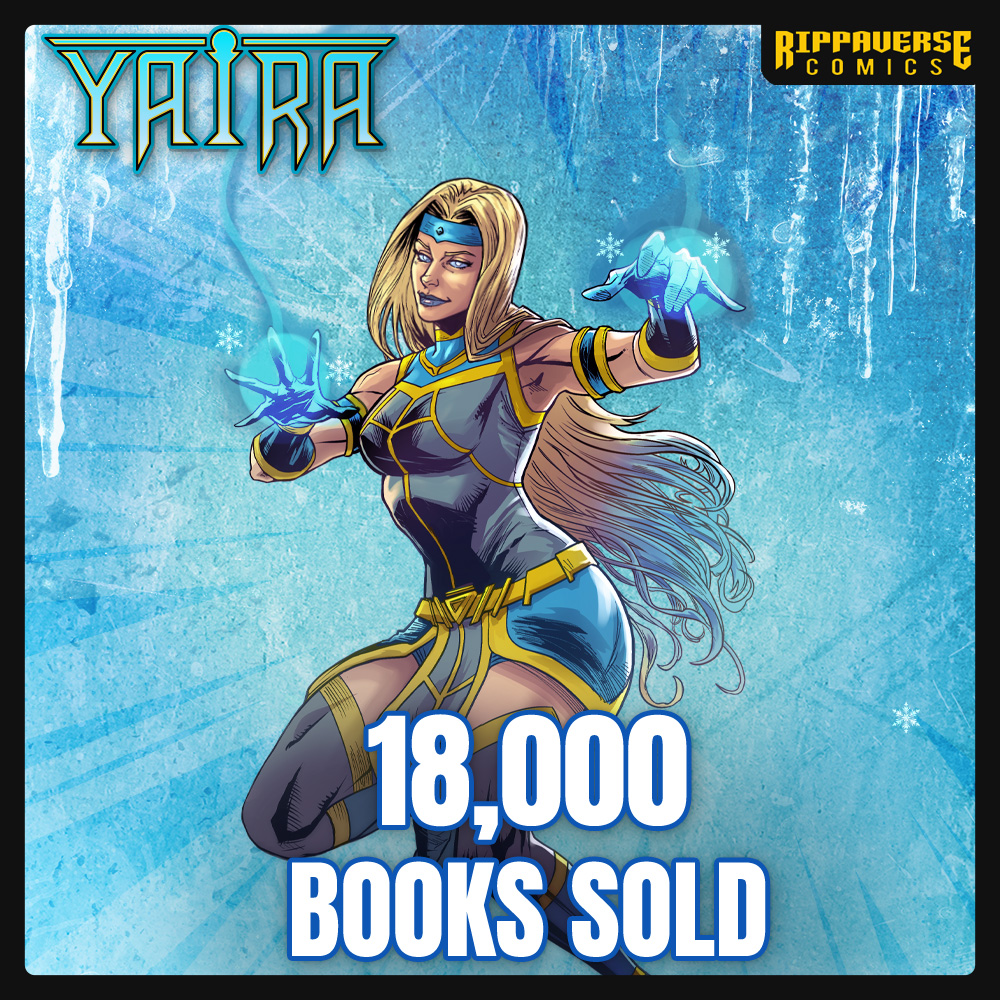 What a final week it's been for the Yaira #1 pre-order campaign! You've all pre-ordered over 18,000 copies of our resident femme fatale's first solo outing! Thank you all so much! Get your copy locked in TODAY with the LINK BELOW ⬇️⬇️⬇️