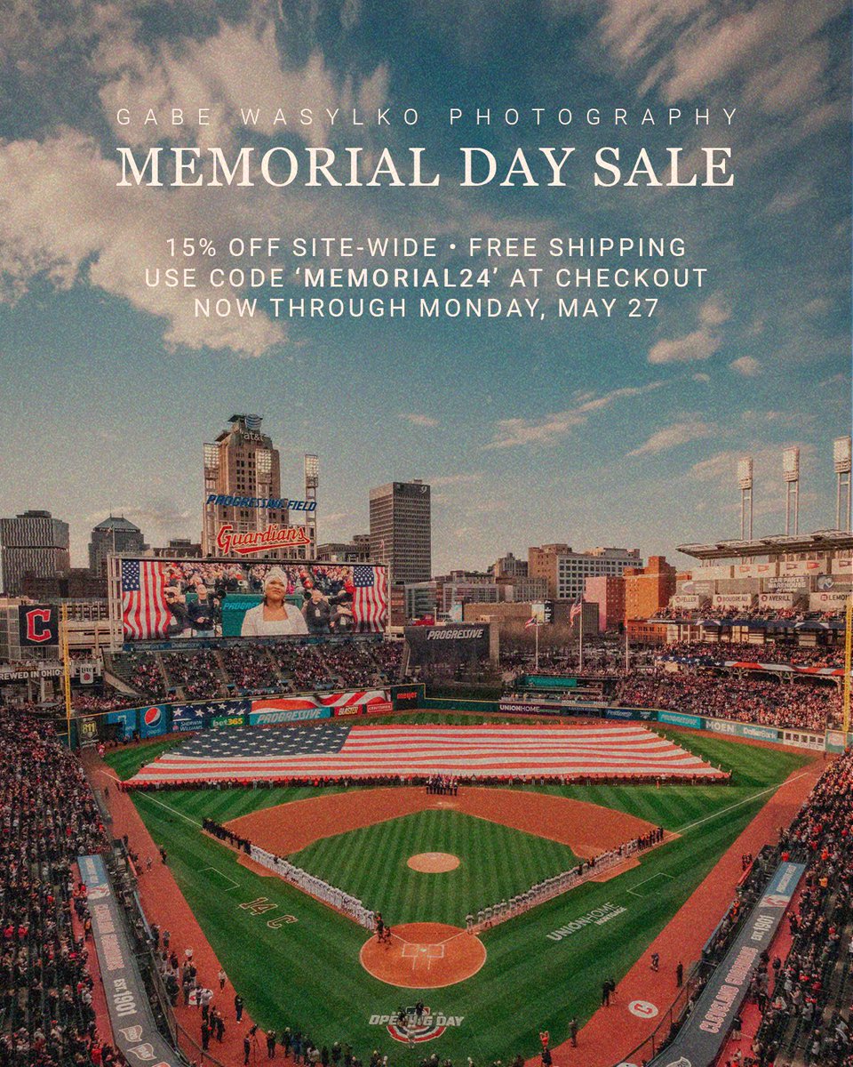 I’m running a Memorial Day Sale on my online print store - use code ‘MEMORIAL24’ at checkout now for 15% off and free shipping through Monday. It’s the perfect time to grab a Father’s Day gift! Thanks for everyone’s support! Shop now: gabewasylko.com